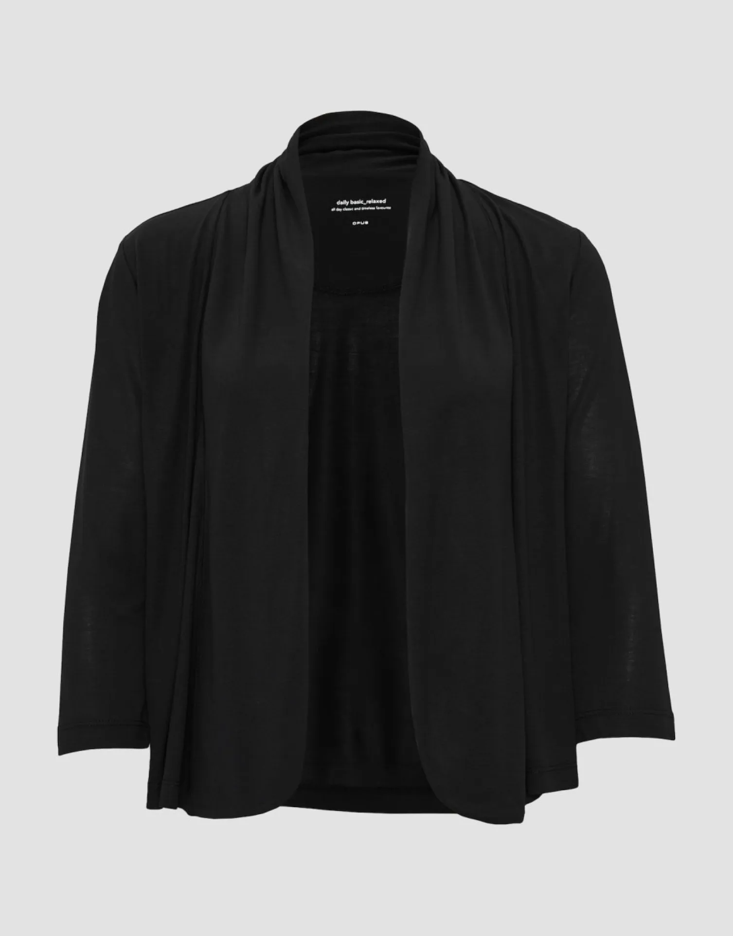 someday Fashion Shirts>Vest Sandrine Soft Black