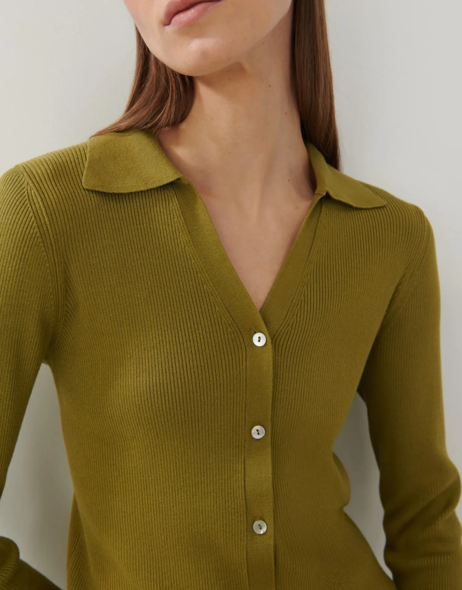 someday Fashion Gebreide Items>Vest Tanaya Green Moss