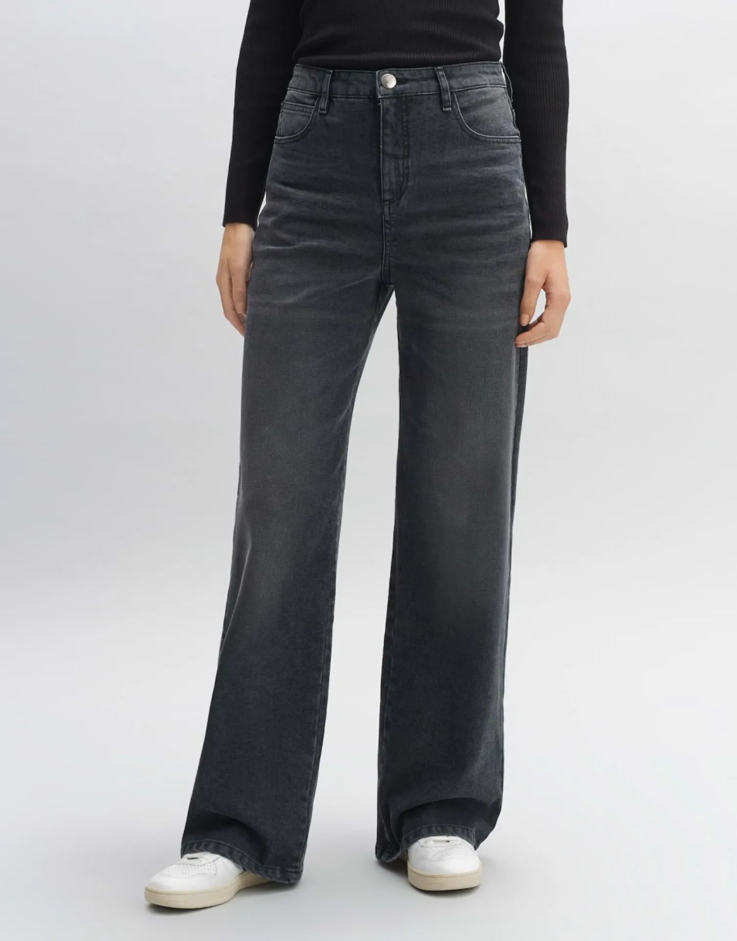 someday Fashion Jeans>Wide Jeans Mivy Grey Washed Grey