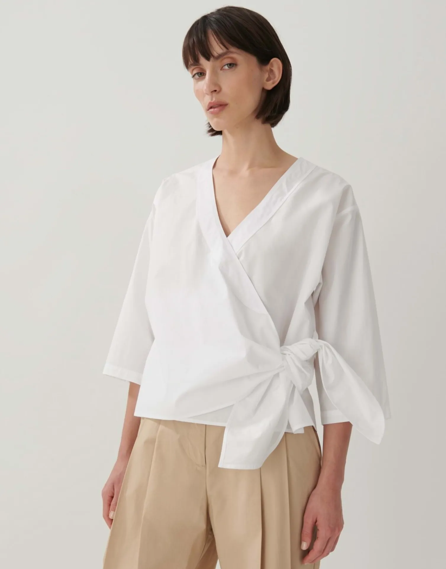 someday Fashion Blouses>Wikkelblouse Zayala White