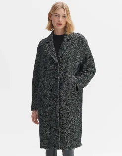 someday Fashion Outdoor>Wollen Mantel Hajoki Black