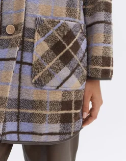 someday Fashion Outdoor>Wollen Mantel Halilo Grunge Macadamia