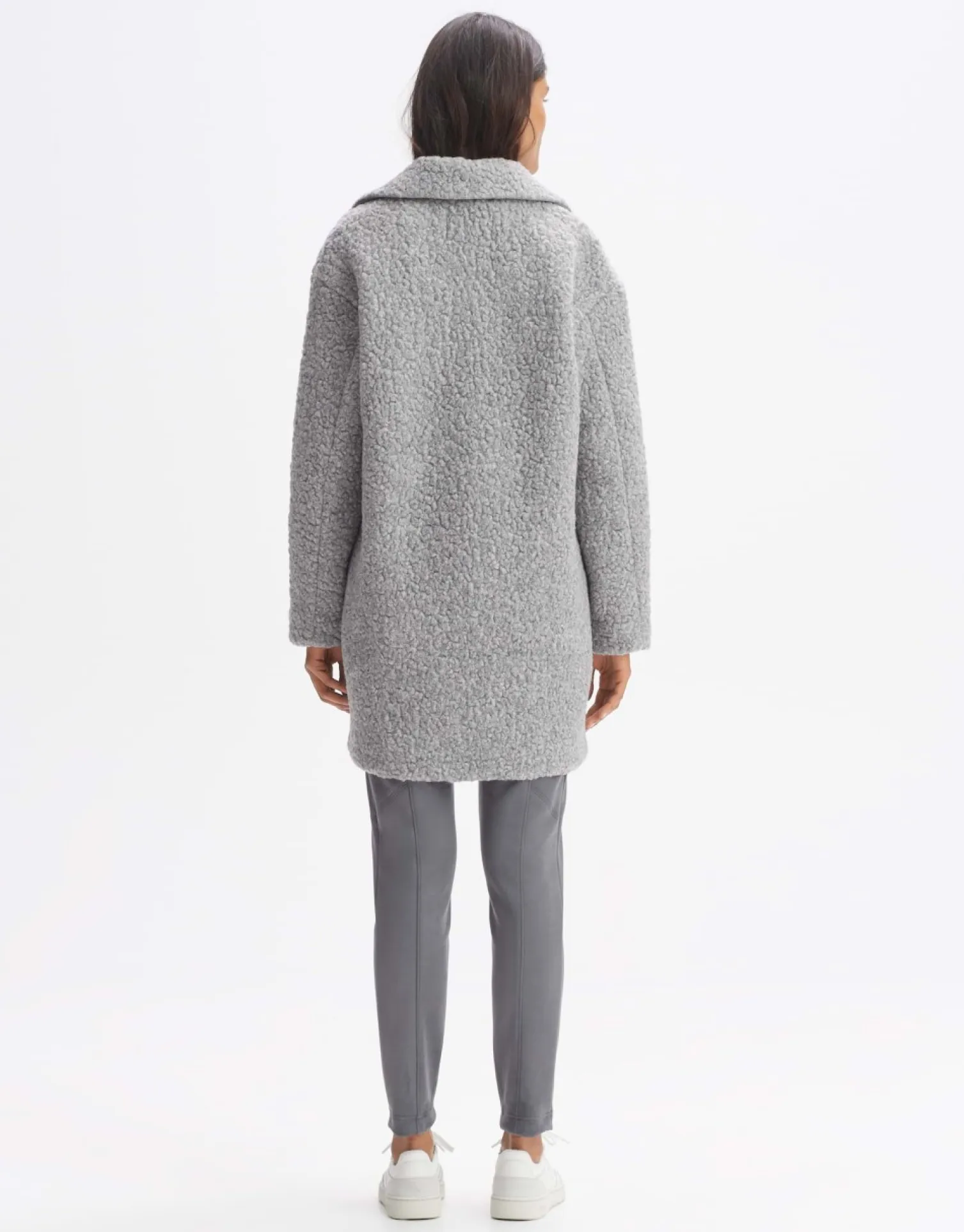 someday Fashion Outdoor>Wollen Mantel Hiromi Hazy Fog Melange