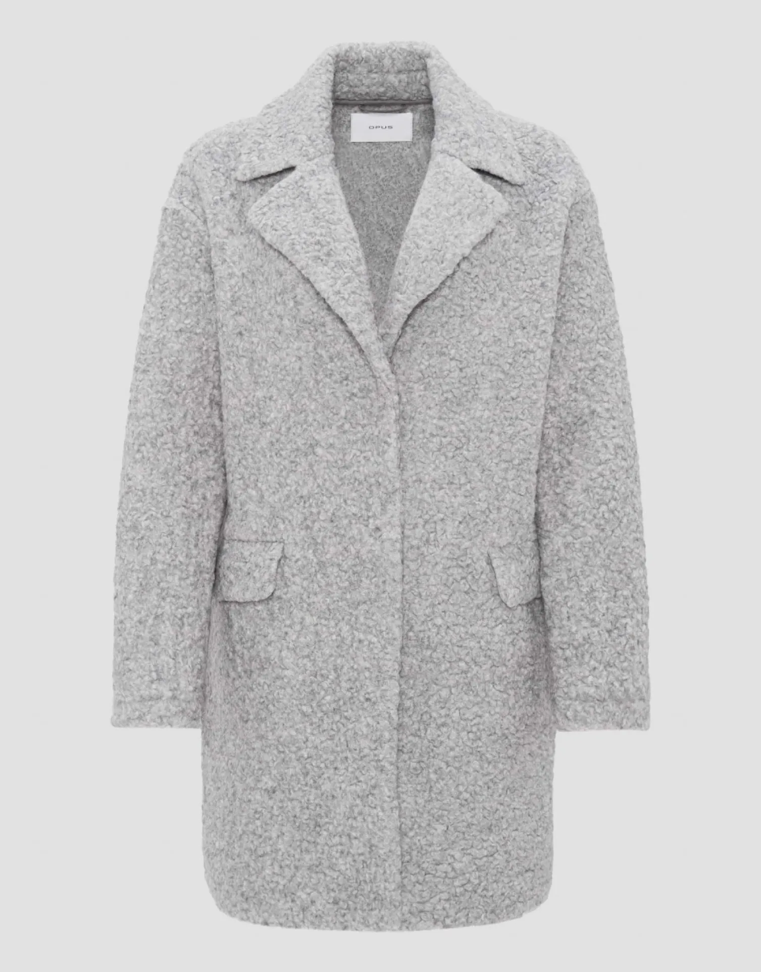 someday Fashion Outdoor>Wollen Mantel Hiromi Hazy Fog Melange